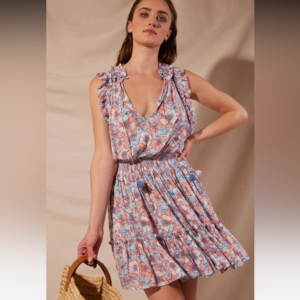 Puppetry St Barth Aqua Dalia Triny Sundress